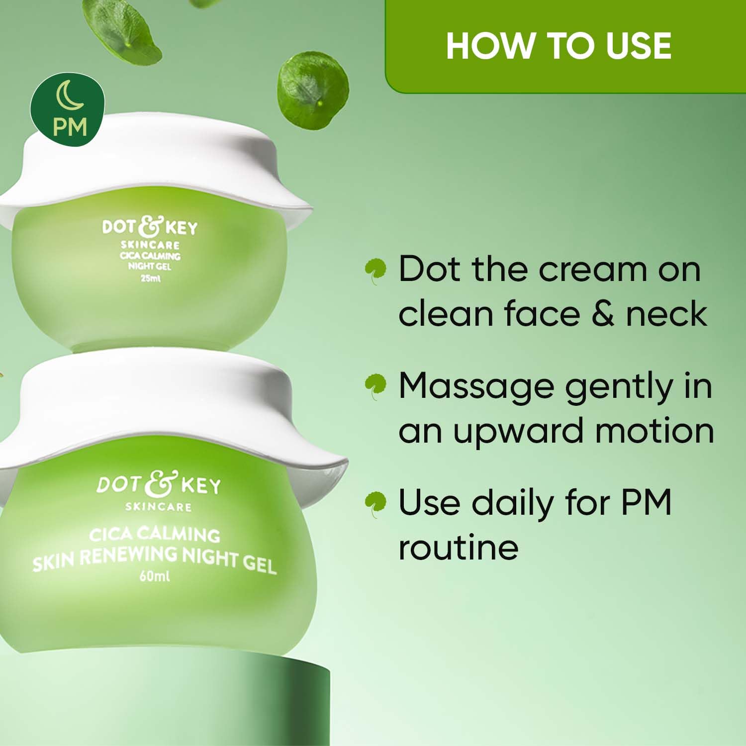 DOT & KEY CICA Claming | Skin Renewing Night Gel | 60Ml Dot & Key