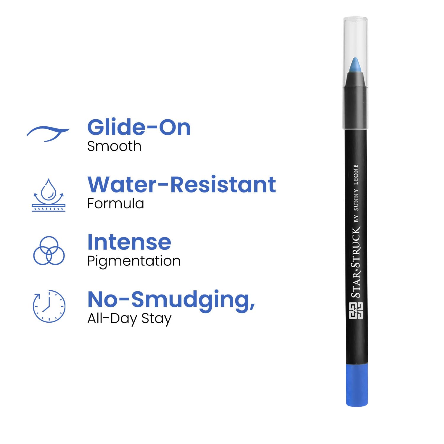 Star Struck Colored Eye Liner Pencil (Arctic Blue) 1.2g Star Struck
