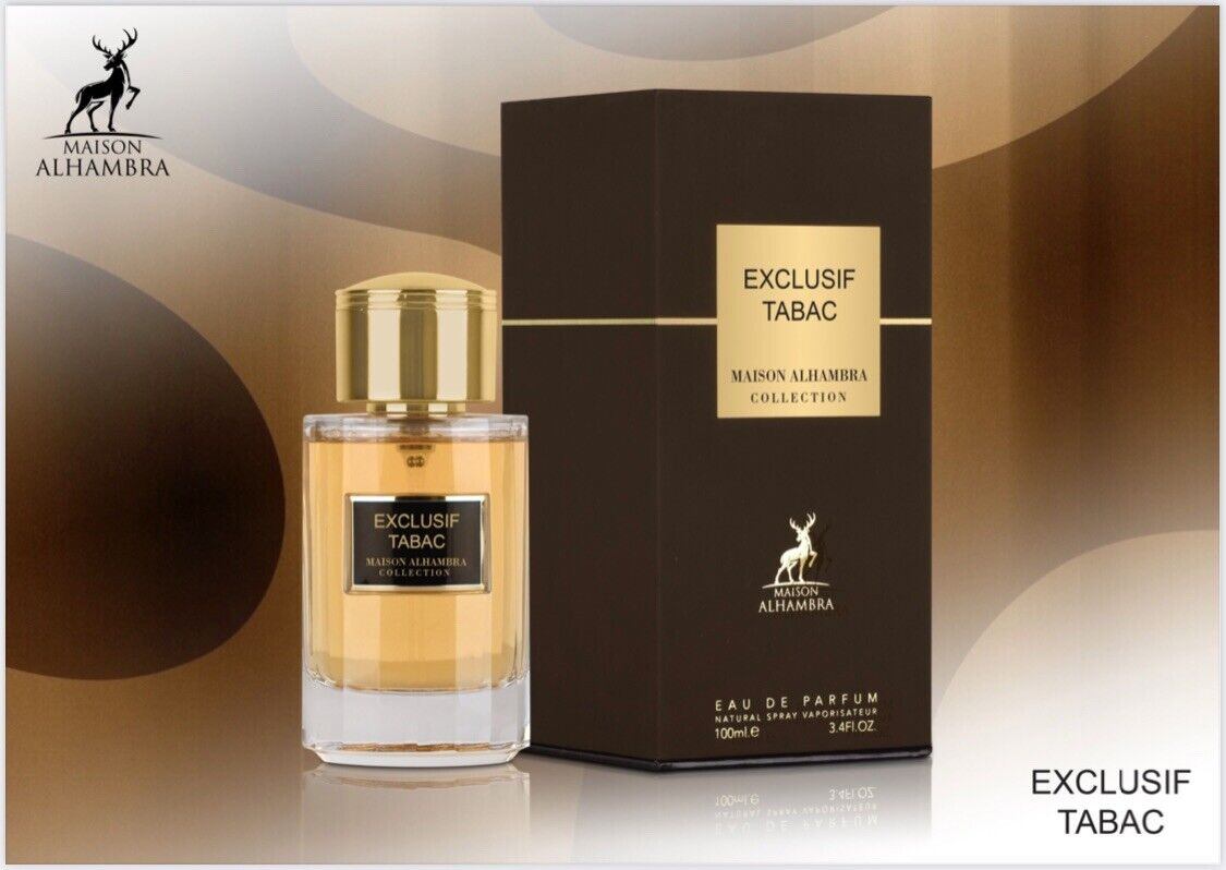 Alhambra Exclusif Tabac Eau de Parfum - 100 ml  (For Men & Women) ALHAMBRA