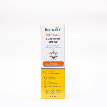 Bio Health Sunlock Sunscreen SPF 50 50gm Bio Health