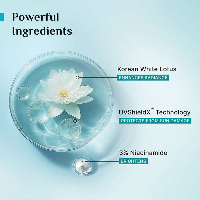 Pilgrim Korean White Lotus Tinted Sunscreen SPF 50+ PA++++ 50ml Pilgrim