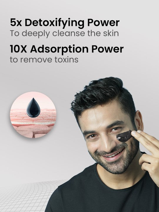 Bombay Shaving Company Charcoal Peel Of Mask With Kaolin Clay & Tea Tree Oil 100g Bombay Shaving Company