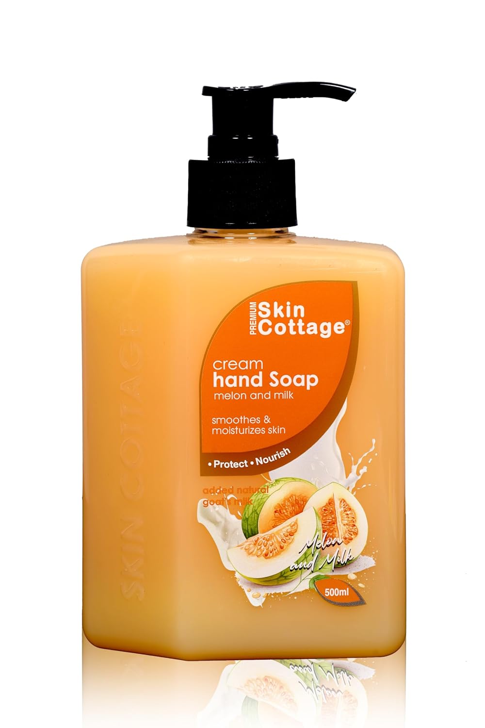 SKIN COTTAGE CREAM HAND SOAP MELON AND MILK - 500ML SKIN COTTAGE