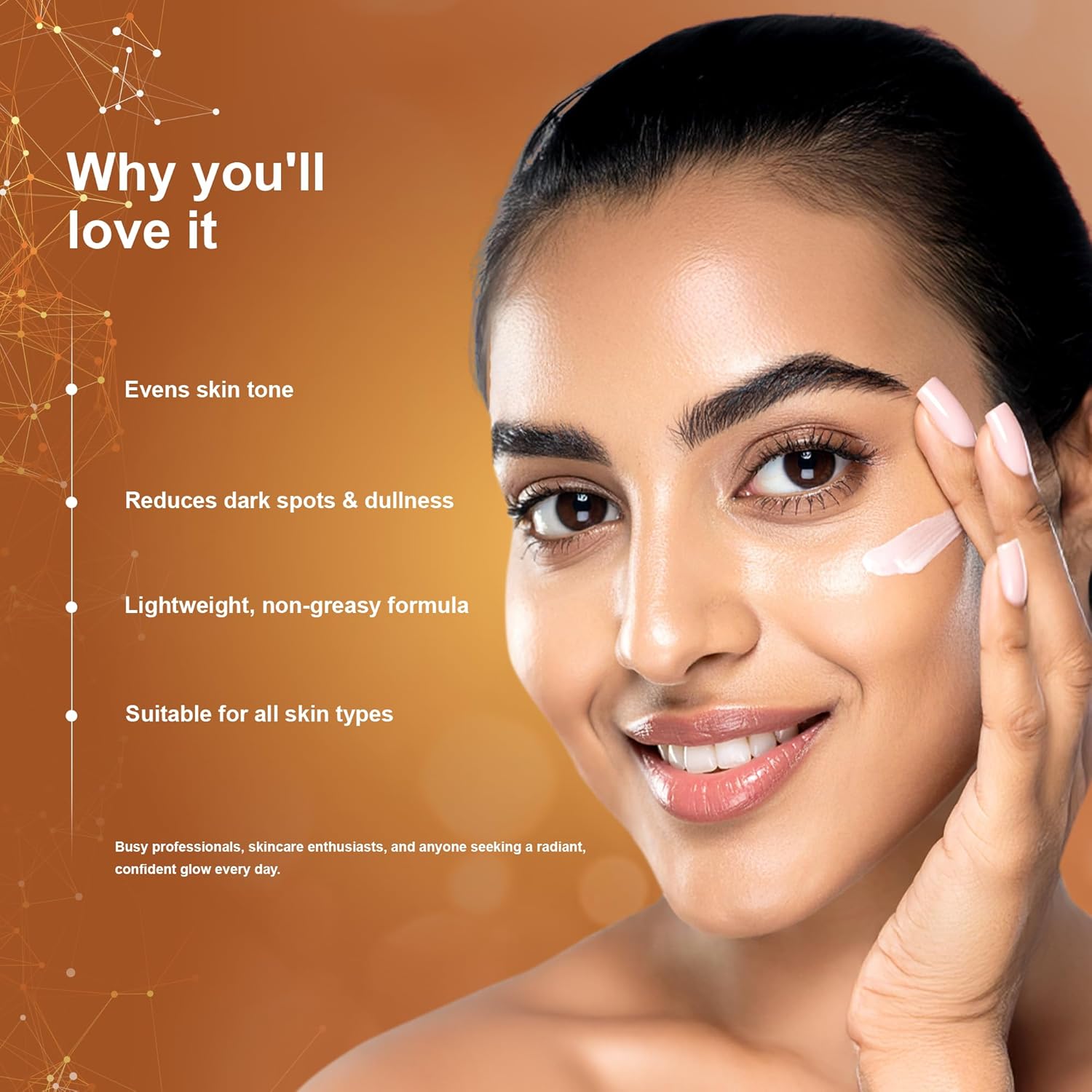 Aureana Luminos Brightening Face Cream (45g) | Enhances Glow & Deeply Hydrates | 100% Veg, Sulphate-Free, Paraben-Free | Hypoallergenic & Dermatologically Tested BEAUTY BUMBLE