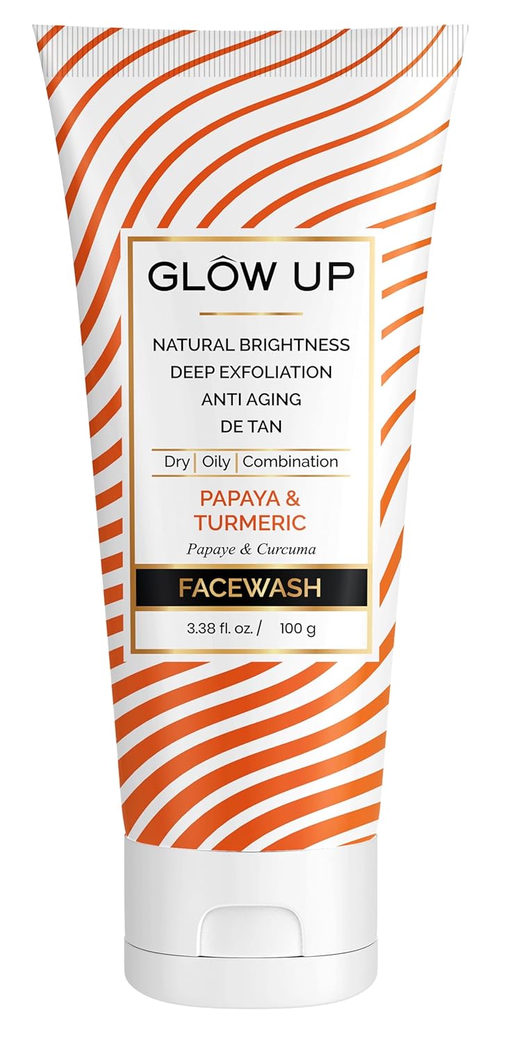 Glow Up Papaya & Turmeric Face Wash 100g Glow Up