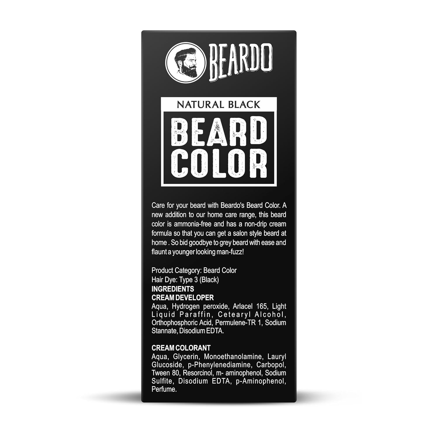 Beardo Beard Color For Men- Natural Black 30 ml Beardo