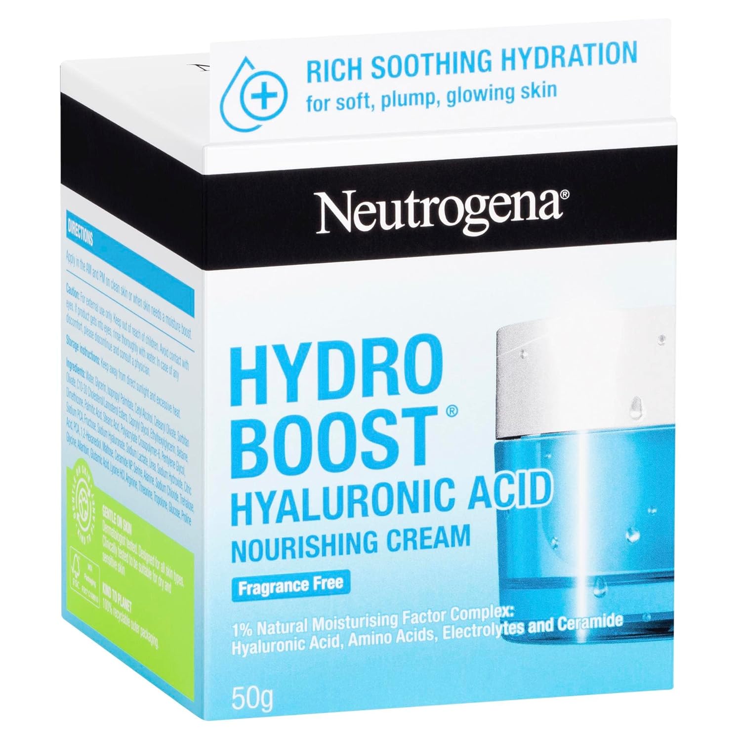 Neutrogena Hydro Boost Hyaluronic Acid Nourishing Cream 50g Neutrogena
