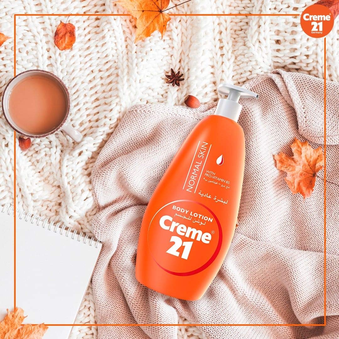 Creme21 Body Lotion for Normal Skin with Pro-Vitamin B5 for All Skin, 250 ml Creme21