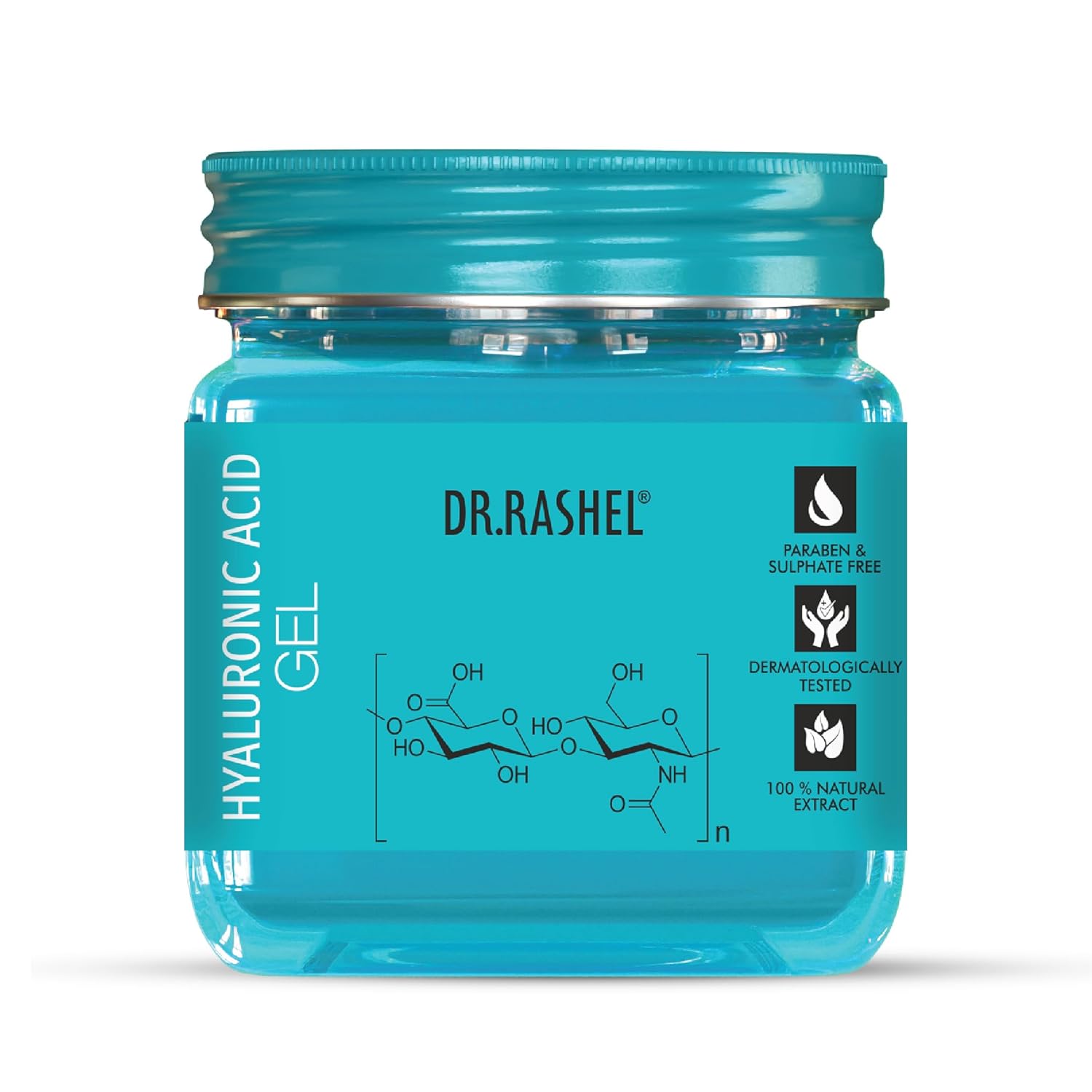 DR.RASHEL Non-Sticky Hyaluronic Gel Revitalise Skin Youth Nourishing, Hydrating & Elasticity Daily Face Moisturizer For All Skin Types - 380 ML Dr. Rashel