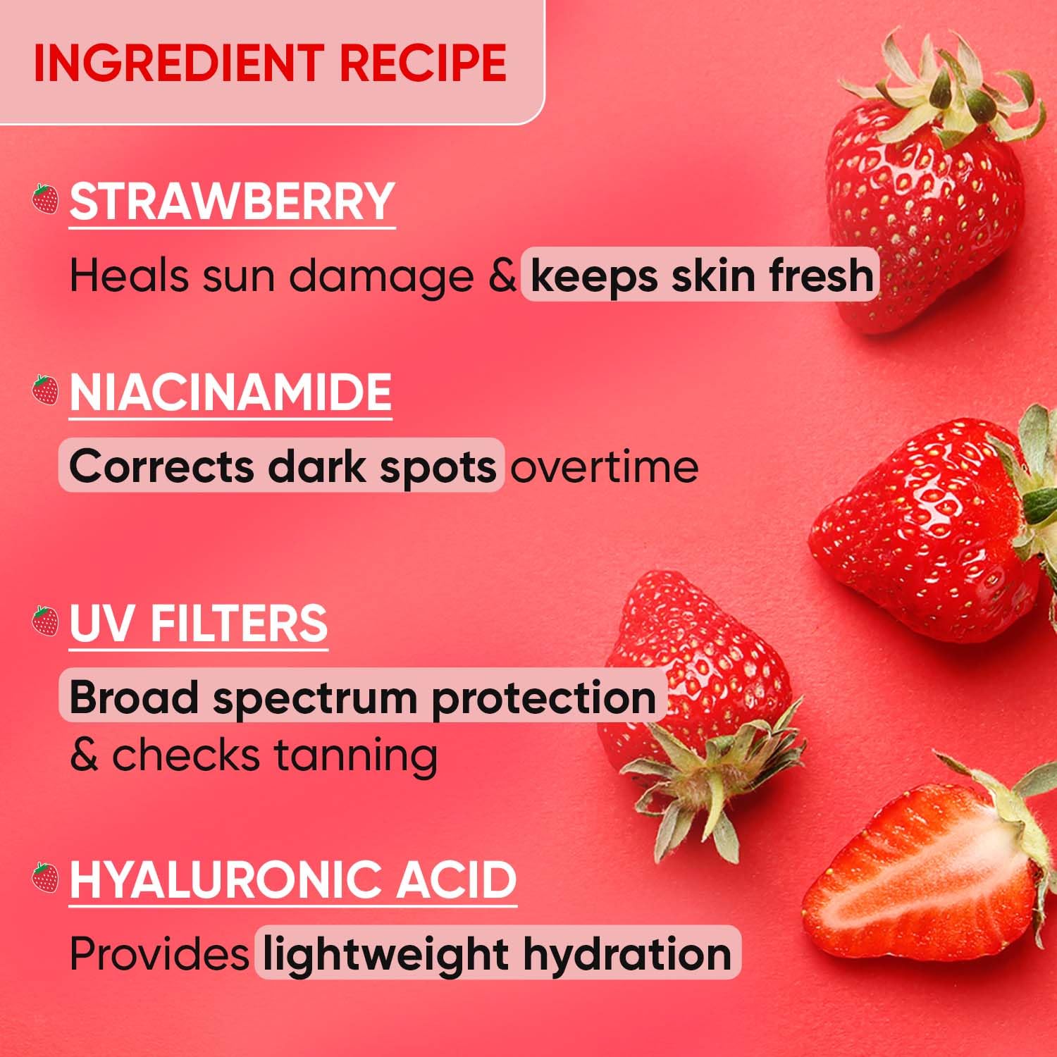 DOT & KEY Strawberry | Dew Tinted Sunscreen | SPF 50+ Pa++++ - 01 Porcelain | 50Ml Dot & Key