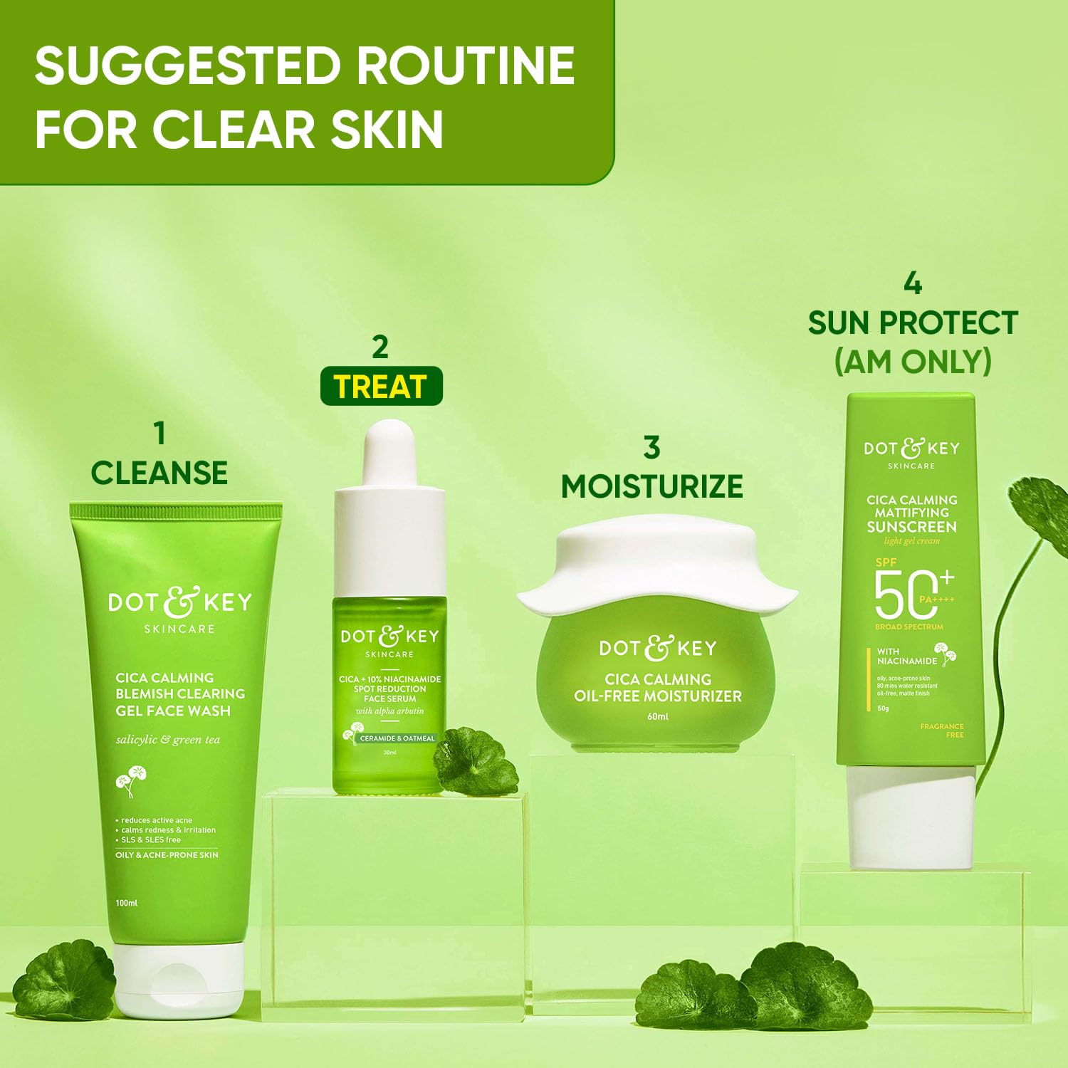 DOT & KEY CICA | +10% Niacinamide Spot Reduction | Face Serum | 20Ml Dot & Key