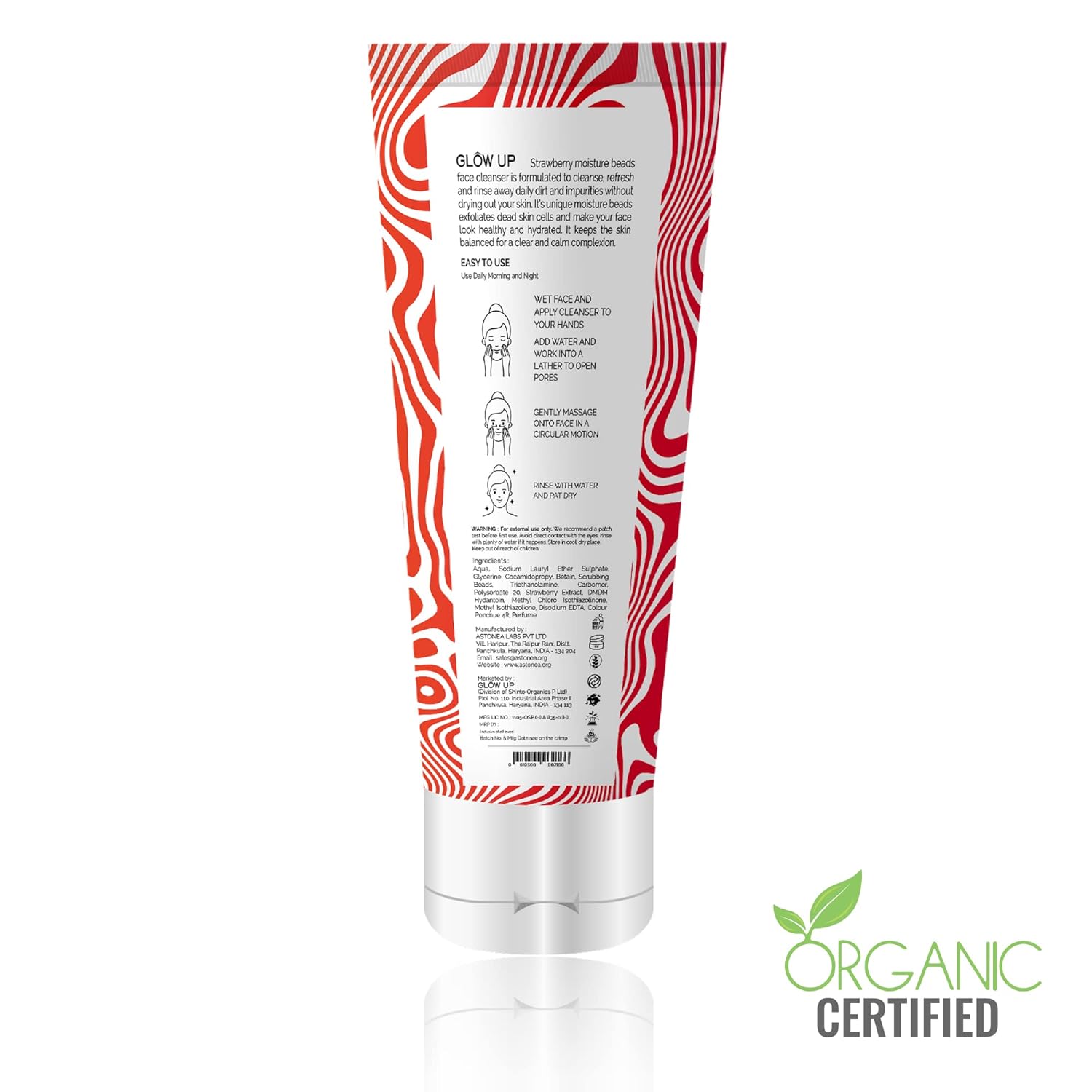 Glow Up Strawberry Face Wash 75g Glow Up