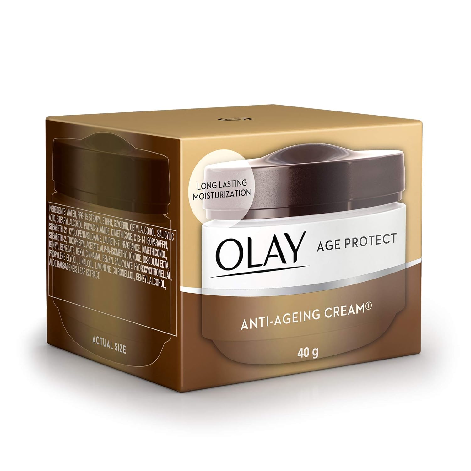 Olay Age Protect Cream/Moisturiser - Reduces Wrinkles, & Dark Spots, 40 g Olay