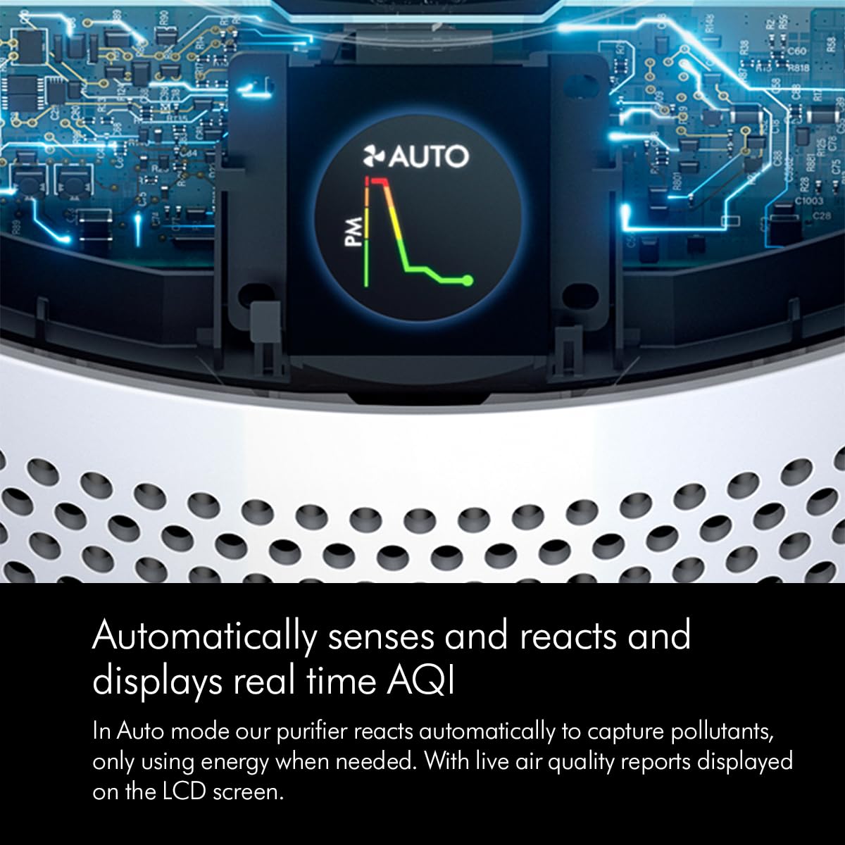 Dyson Air Purifier TP10 Cool Gen1 | Covers 600 Sq. Ft| Advanced HEPA H13 filtration|Removes 99.95% of allergens & pollutants as small as PM 0.1|Remote Control| 2 Year Warranty Dyson