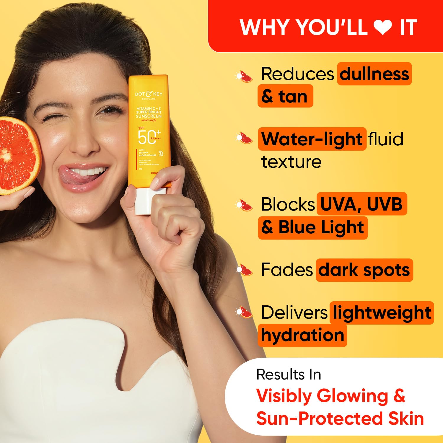 DOT & KEY Vitamin C + E | Super Bright Sunscreen Spf 50 | 50G Dot & Key