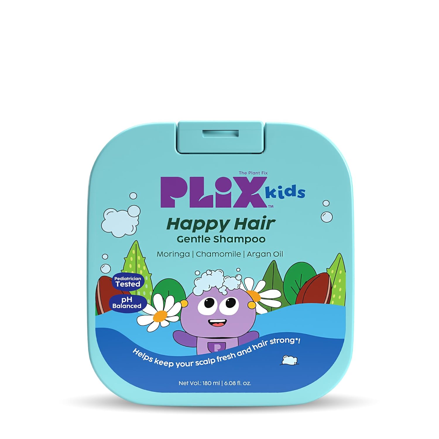 PLIX - THE PLANT FIX Happy Hair Gentle Shampoo for gentle cleansing | Nourished & soft hair | soothes the scalp | moringa seed oil, argan oil & aloe vera | daily use | for 2 years & above kids Beauty Bumble