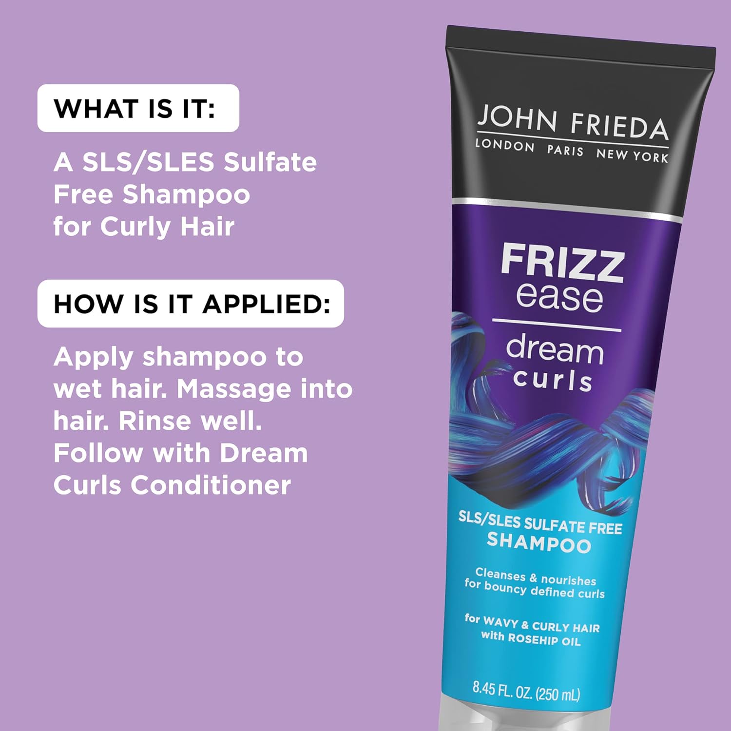 John Frieda Frizz Ease Dream Curls Shampoo250ml JOHN FRIEDA