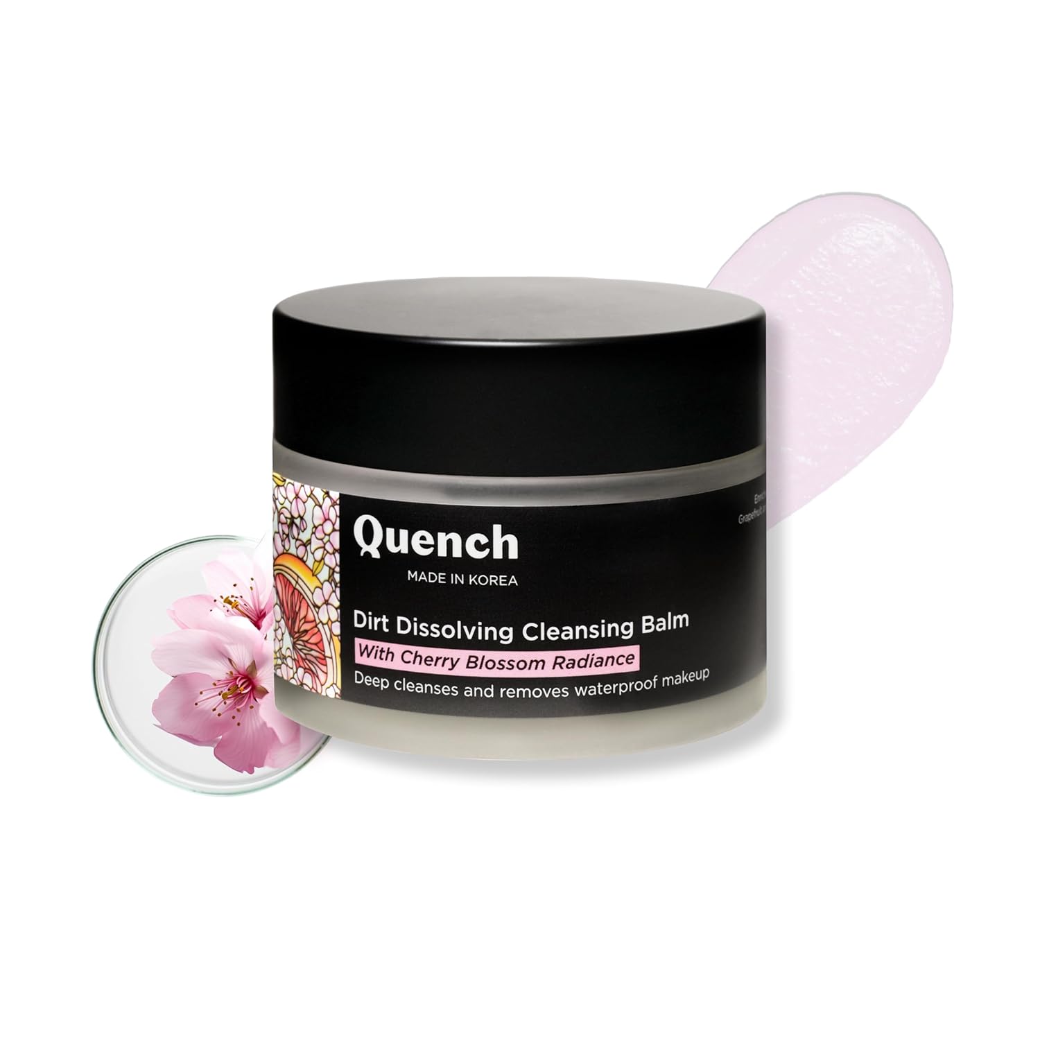 Quench Botanics Mon Cherry Dirt Dissolving Cleansing Balm 50ml Quench Botanics