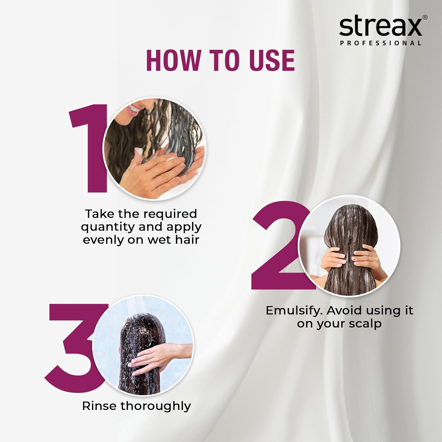 Streax Professional  Canvo Line Conditioner Keratin & Straightened Hair 240 g Streax