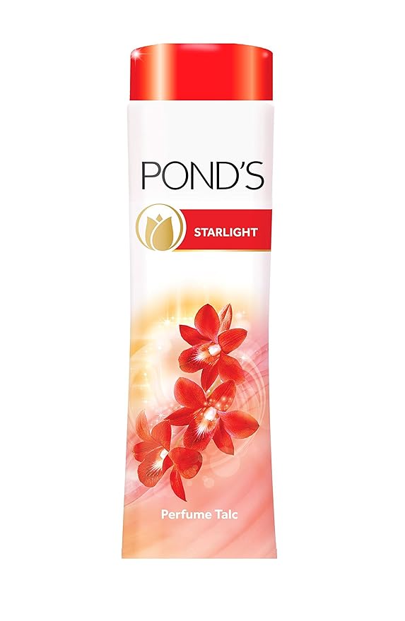 POND'S Starlight Perfumed Talcum Powder Orchid & Jasmine Notes 100 G Ponds