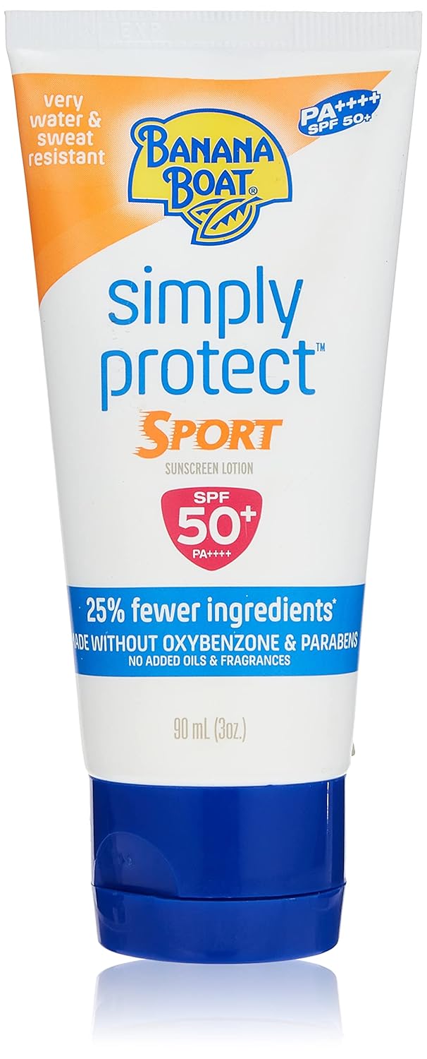Banana Boat Sport Sensitive spf 50+ Sunscreen Lotion - 90ml Banana