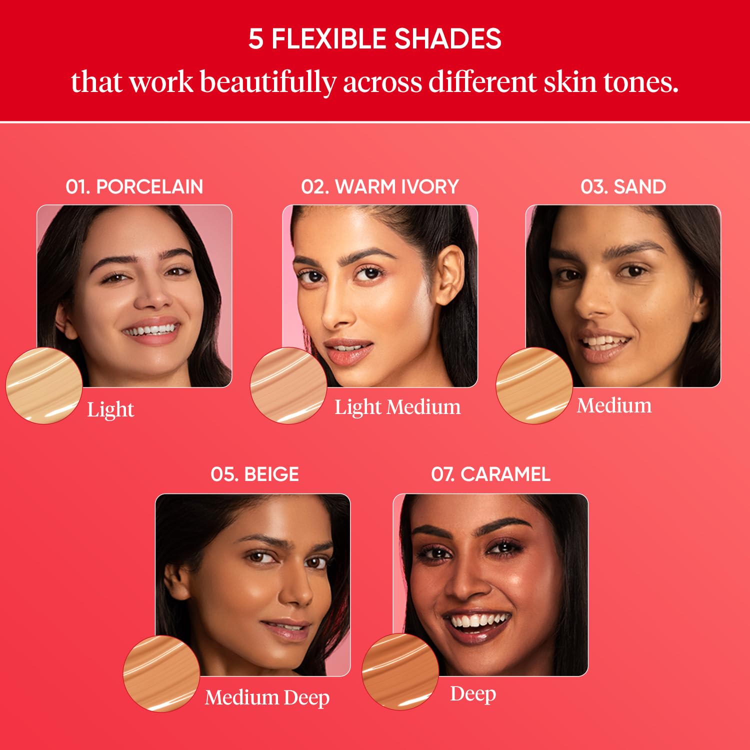 DOT & KEY Strawberry | Dew Tinted Sunscreen | SPF 50+ Pa++++ - 01 Porcelain | 50Ml Dot & Key