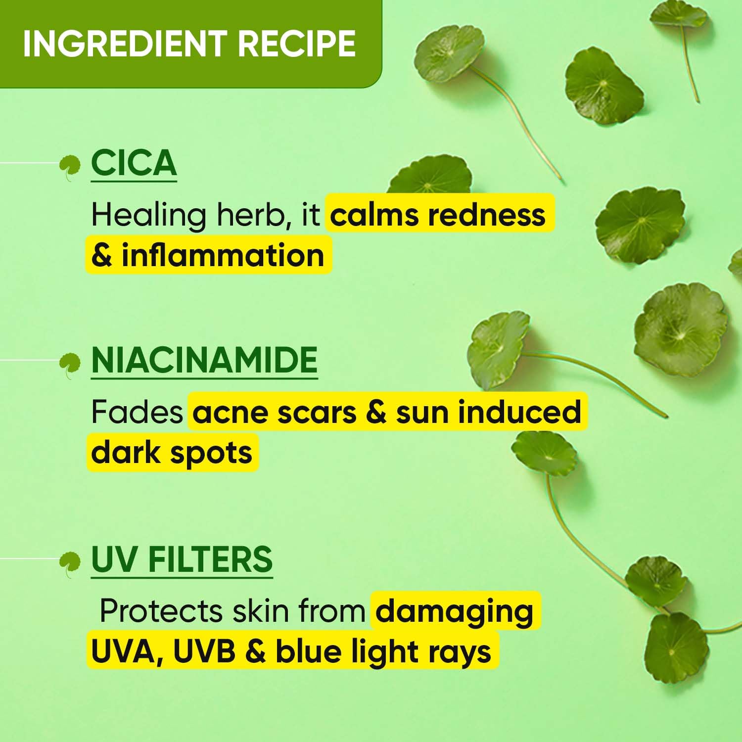 DOT & KEY CICA Calming | Mattifying sunscreen SPF 50+ | 50G Dot & Key