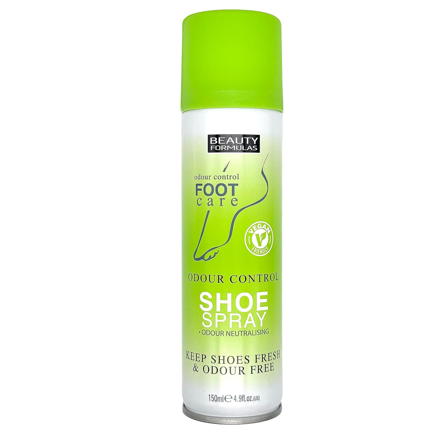 BEAUTY FORMULAS Odour Control Foot Care Shoe Spray 150ml BEAUTY FORMULAS
