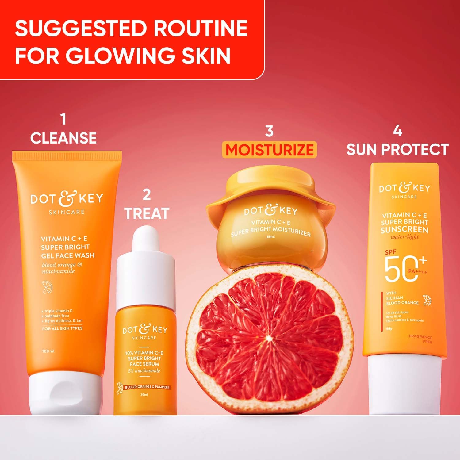 Dot & Key Vitamin C + E | Sorbet Super Bright Moisturizer For Face | 60Ml Dot & Key