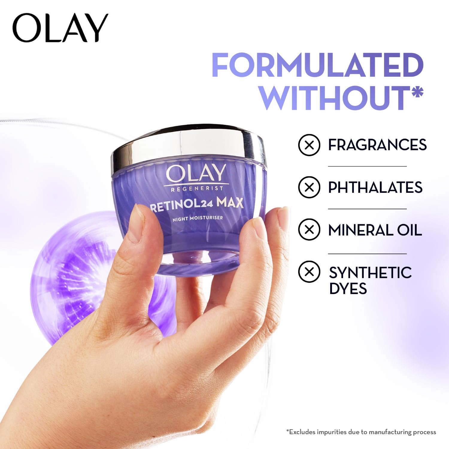 Olay Retinol24 Max Night Moisturiser, 50 g Olay