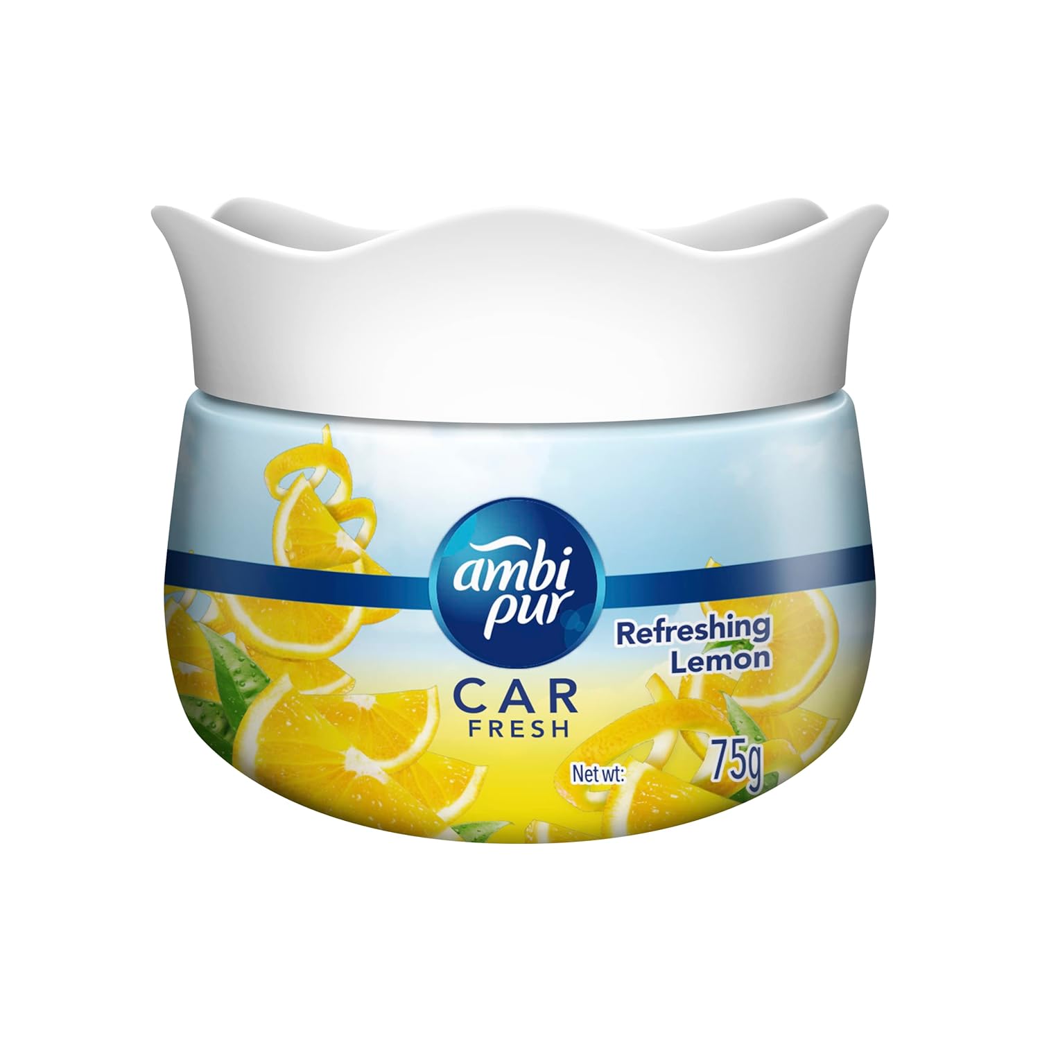 Ambi Pur Car Freshener Gel, Refreshing   fragrances  Lemon, 75 g AMBI PUR