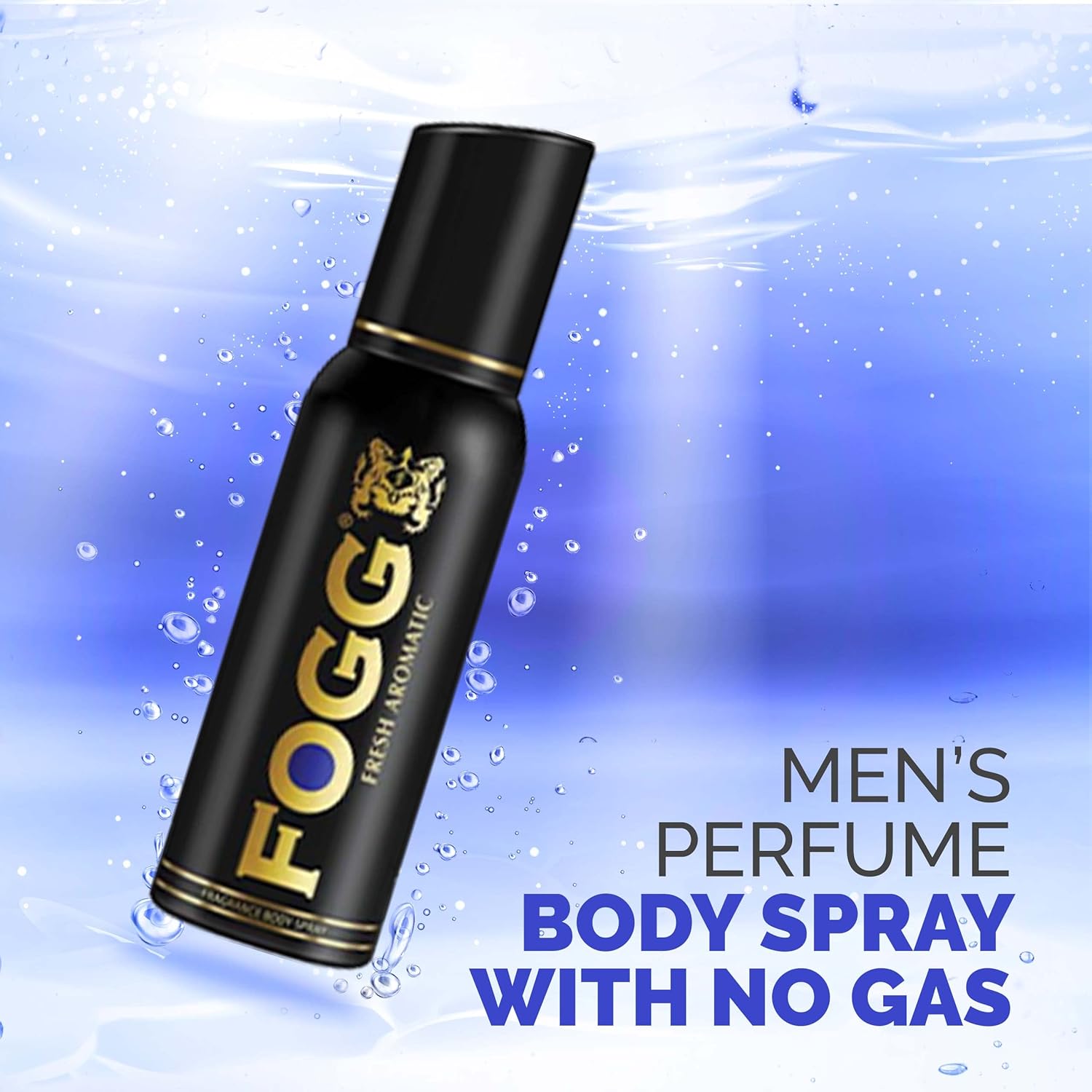 Fogg Fresh Aromatic Body Spray Deodorant For Men, Black, 120ml Beauty Bumble