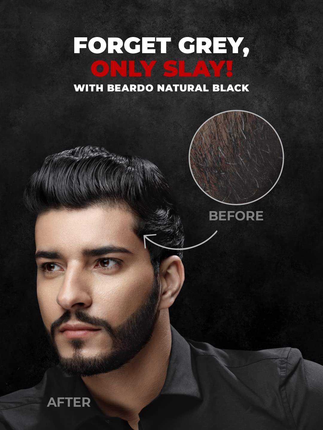 Beardo Beard Color For Men- Natural Black 30 ml Beardo