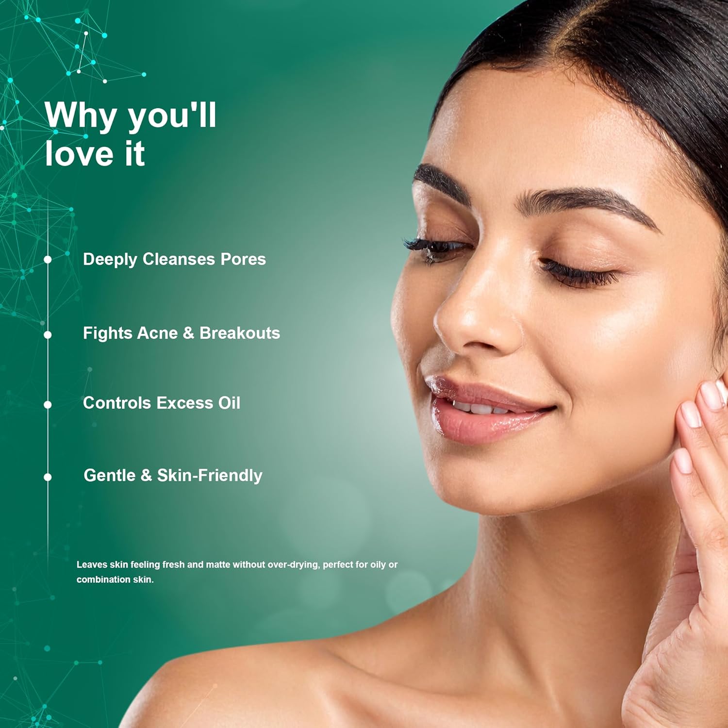 Click to see full view Aureana Essentiel Deep Pore Face Wash with Salicylic Acid (50ml) I Exfoliating Face Wash for Women & Men I Vegan, Hypoallergenic & Dermatologically Tested BEAUTY BUMBLE