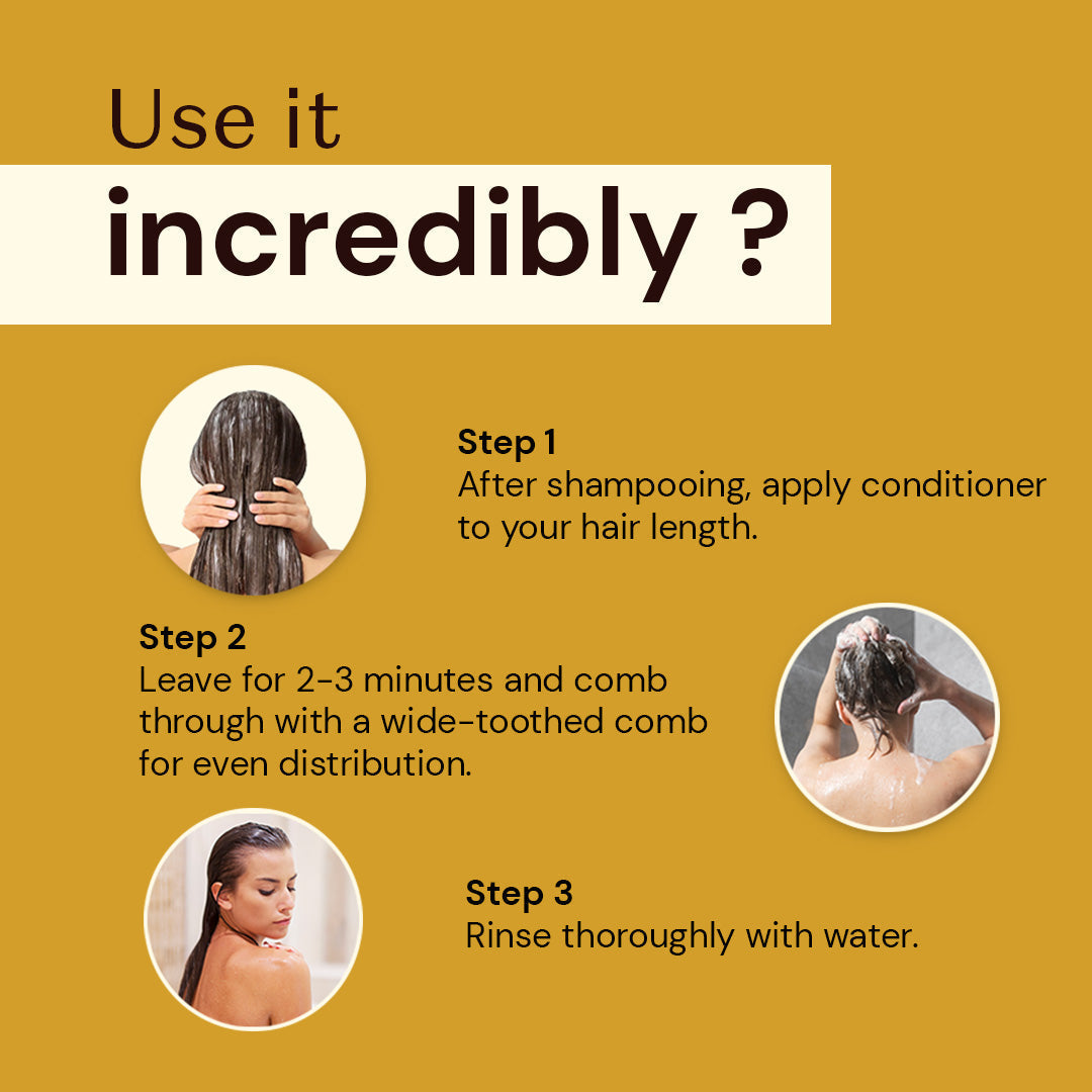 Atulya Keratin & Wheat Protein Hair Conditioner | Conditioner for Dry & Frizzy Hair | For Soft & Manageable Hair 300 ML Atulya