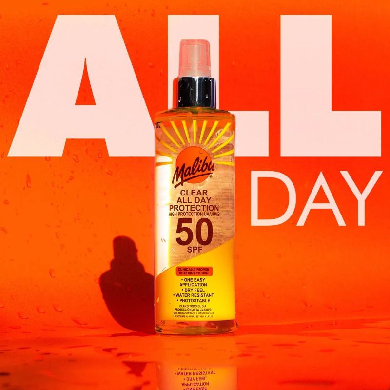 Malibu All Day Protection 50 SPF Spray 250ml Malibu