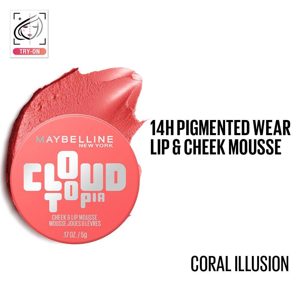 Maybelline New York Cloudtopia Cheek & Lip Mousse Blush Maybelline
