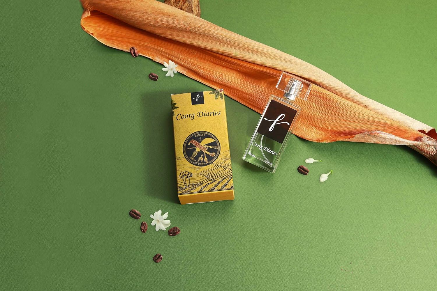 A Fragrance Story | Coorg Diaries Eau De Parfum 50ml | Unisex Perfume | Blend of Coffee, Vanilla & Rose A Fragrance Story