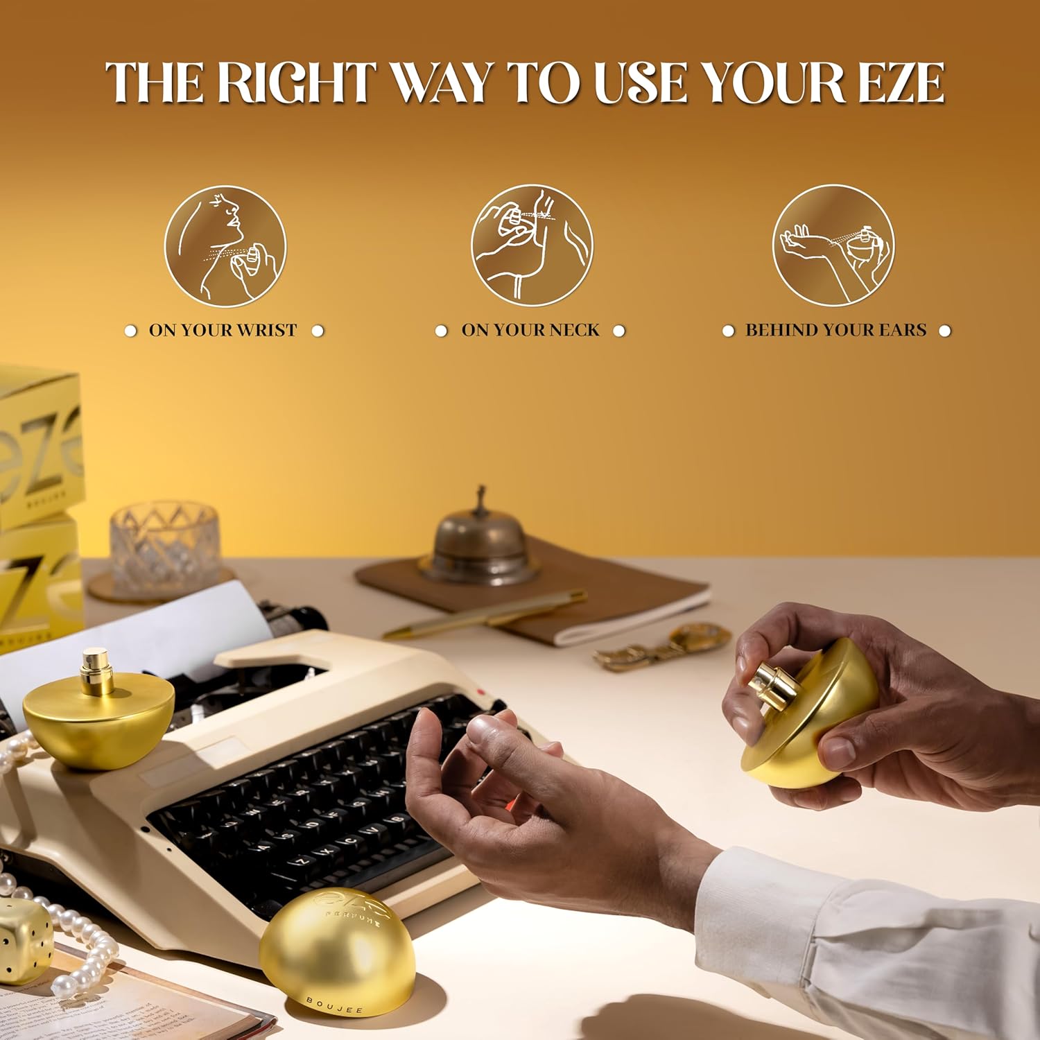 Eze Elevate Range Boujee Perfume For Men & Women 75 Ml, Long Lasting Fragrance, Premium EDP Scent, Gift For Her & Him (Copy) eze