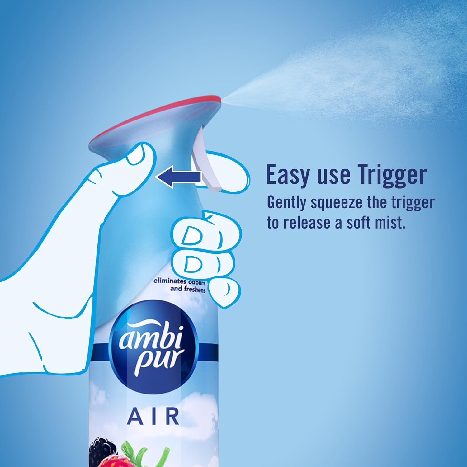 Ambi Pur Air  freshener   Rose & Blossom - 275 ml, Spray AMBI PUR