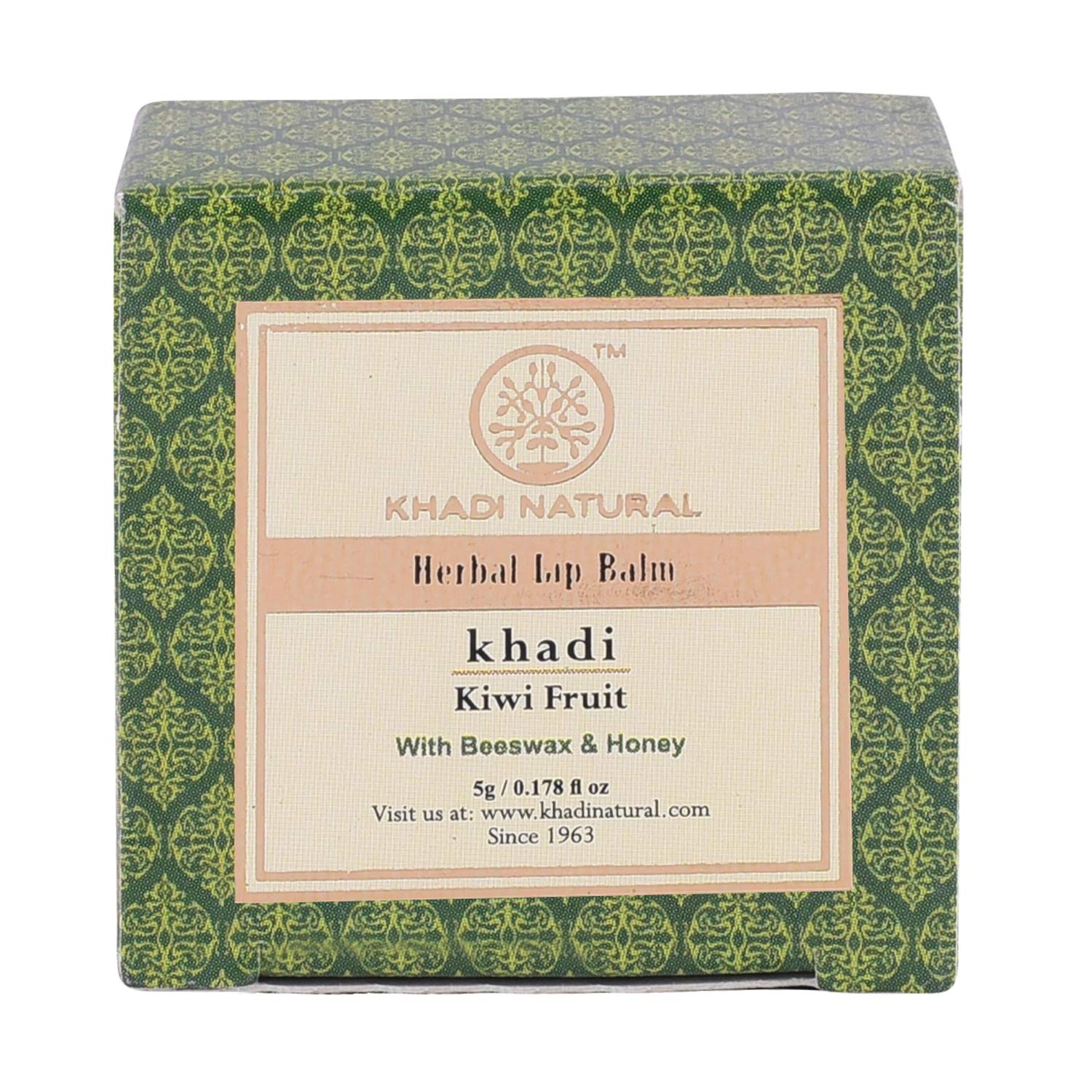 KHADI NATURAL Exfoliating KIWI FRUIT Lip Balm 5g KHADI NATURAL