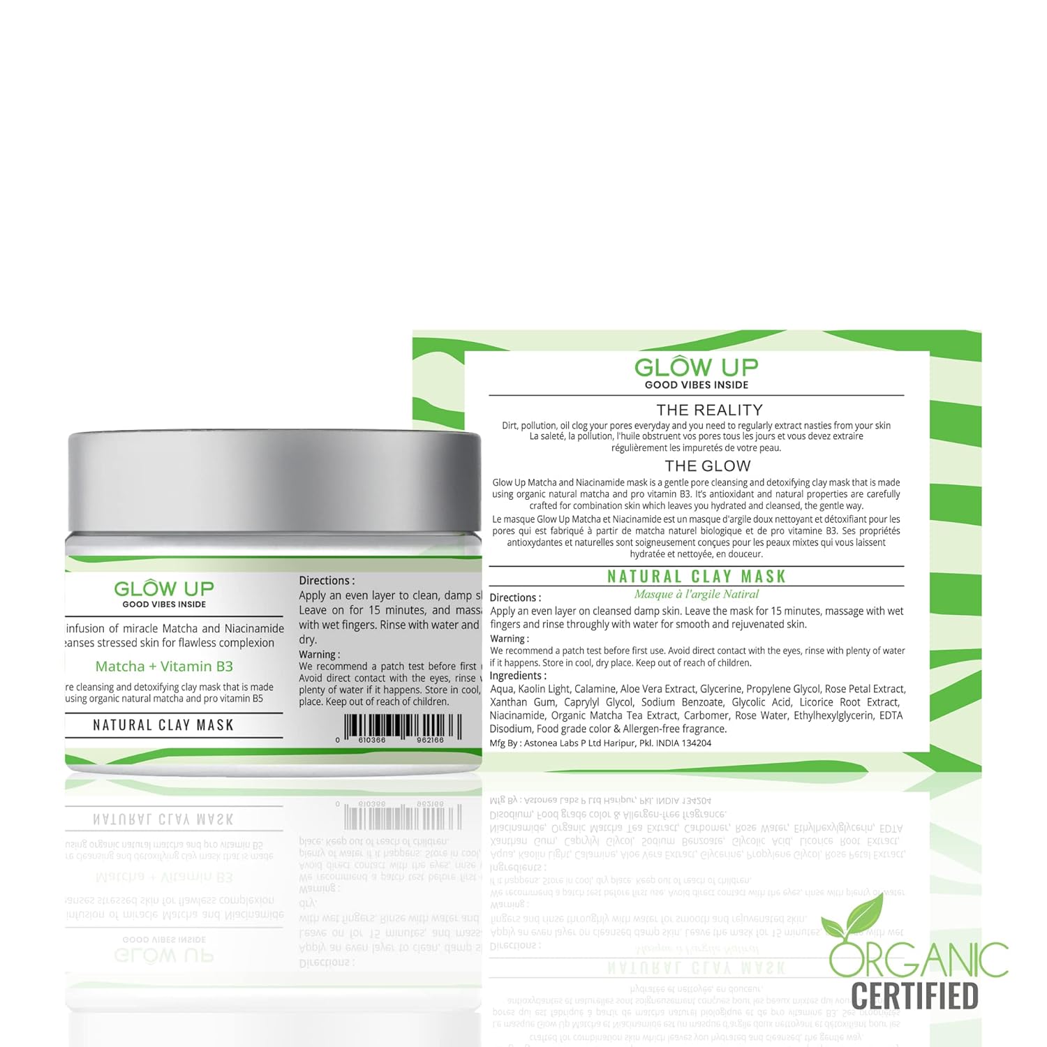 Glow Up Natural Clay Mask 100g Glow Up