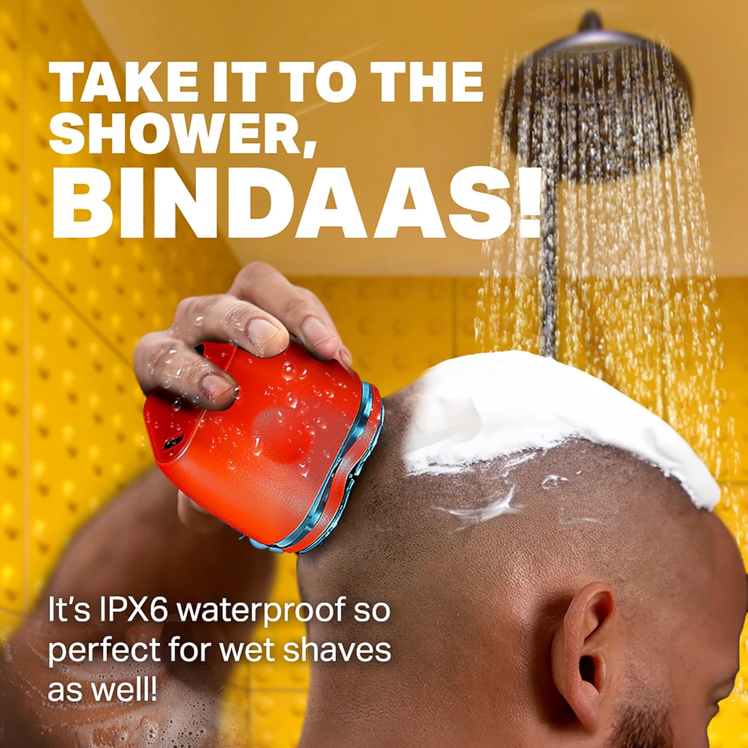 Bombay Shaving Company Head Shaver Pro | 120 Min Charge time, 90 Min Run time, Charging Indicator | IPX6 Waterproof, 2 Years Warranty | Head Shaver for Bald Men | Hair Trimmer for Men Beauty Bumble