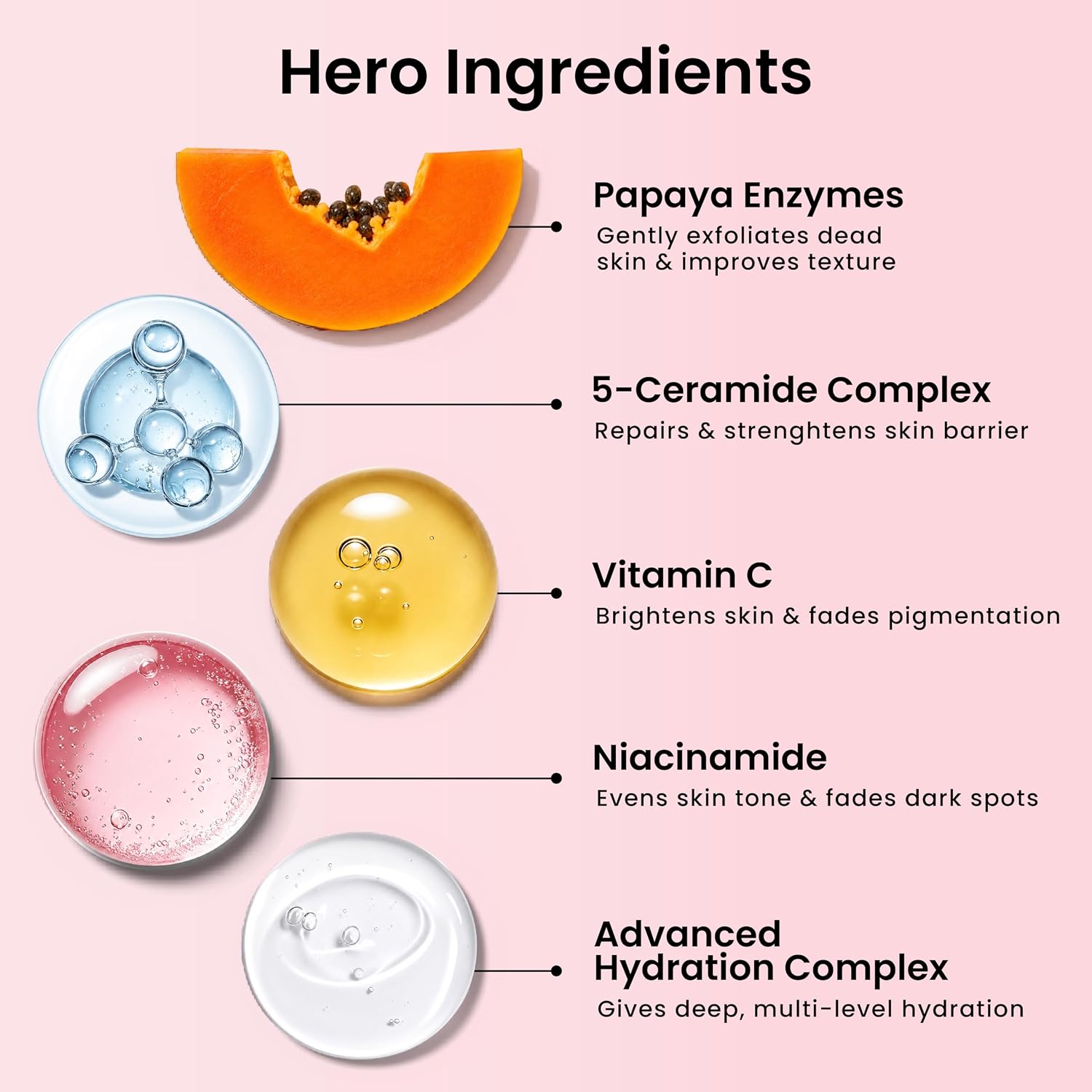 Foxtale Lightweight Brightening Face Moisturiser with Vitamin C & Niacinamide 50ml FOXTALE