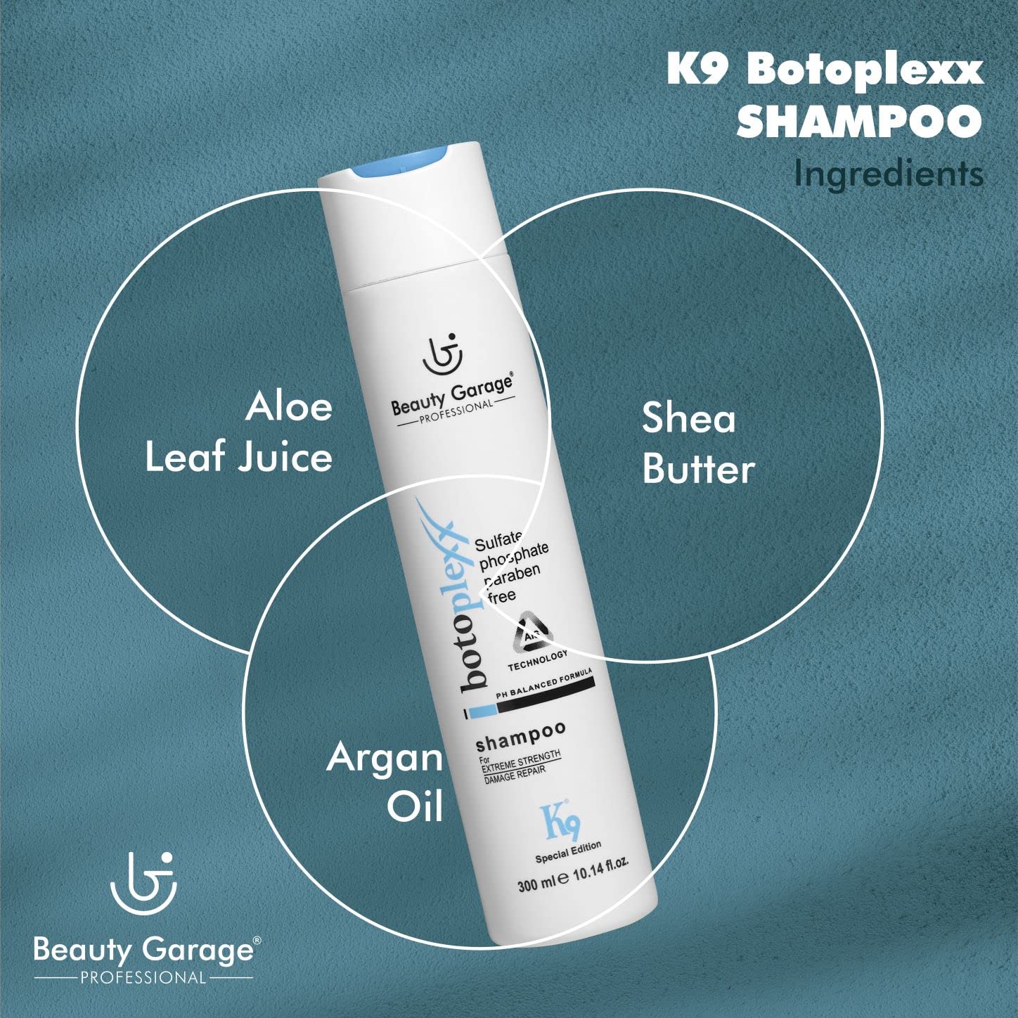BUY BEAUTY GARAGE Professional Botoplexx Best  Shampoo  Damage Repair  K9 300 ml Beauty Garage Professional