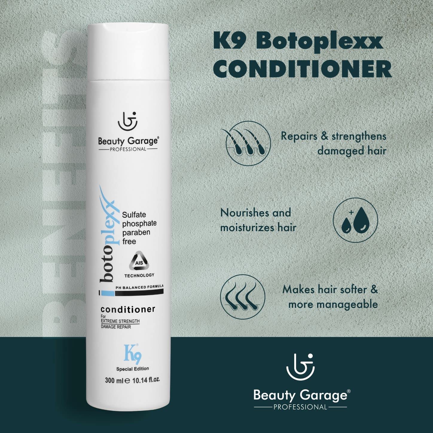 BEAUTY GARAGE Professional  Botoplexx Conditioner Damage Repair  K9 300 ml Beauty Garage Professional