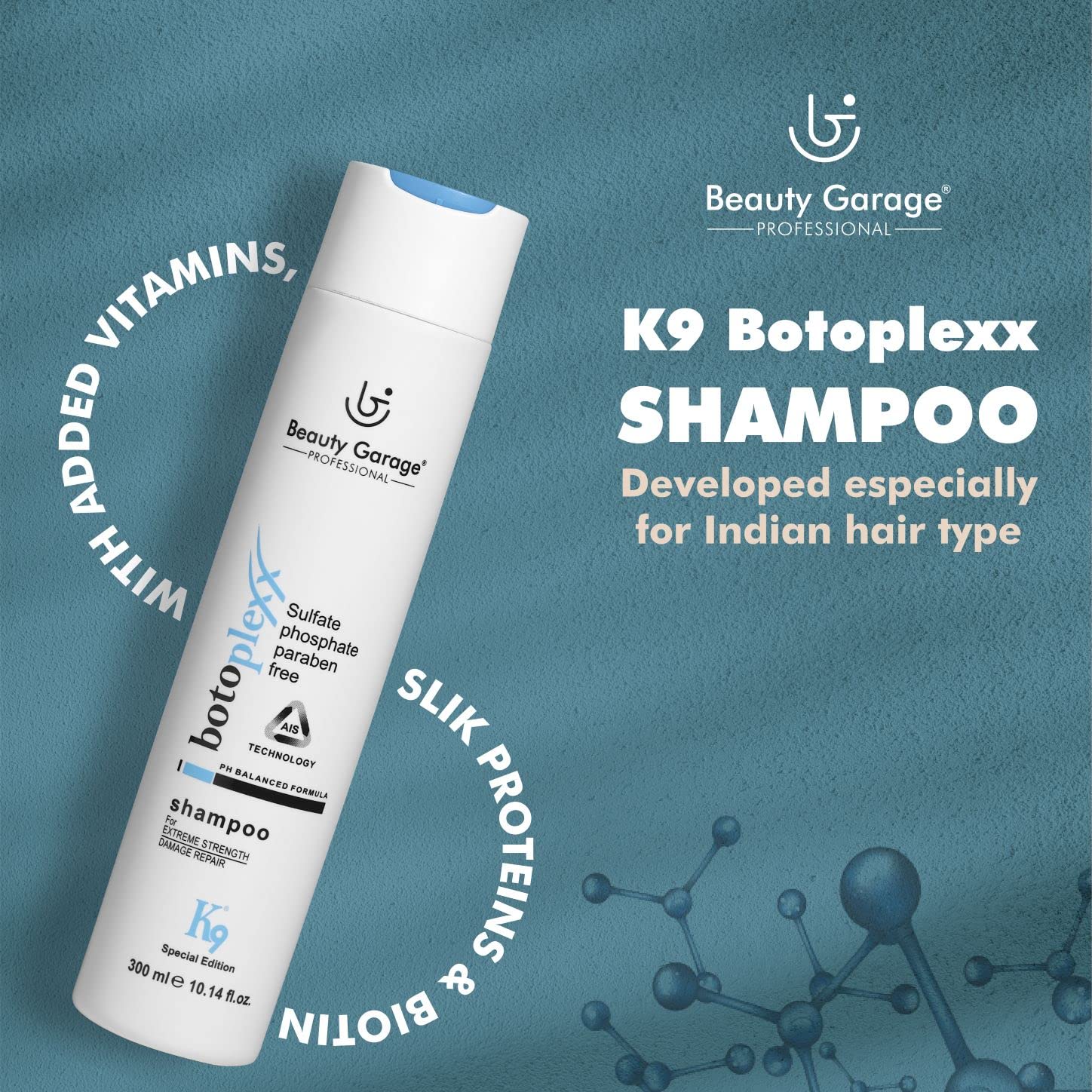 BUY BEAUTY GARAGE Professional Botoplexx Best  Shampoo  Damage Repair  K9 300 ml Beauty Garage Professional