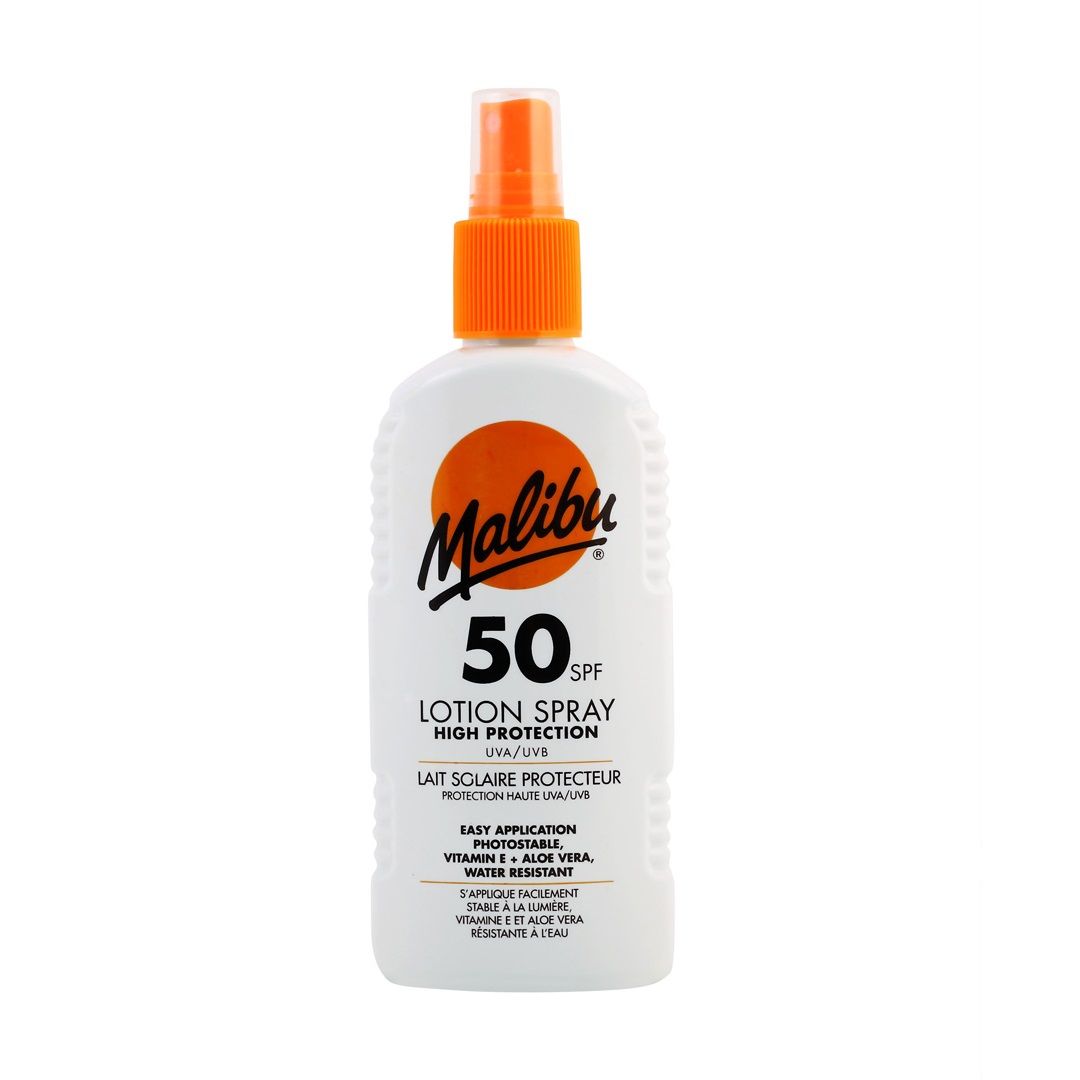 Malibu 50 SPF Lotion Spray 200ml Malibu