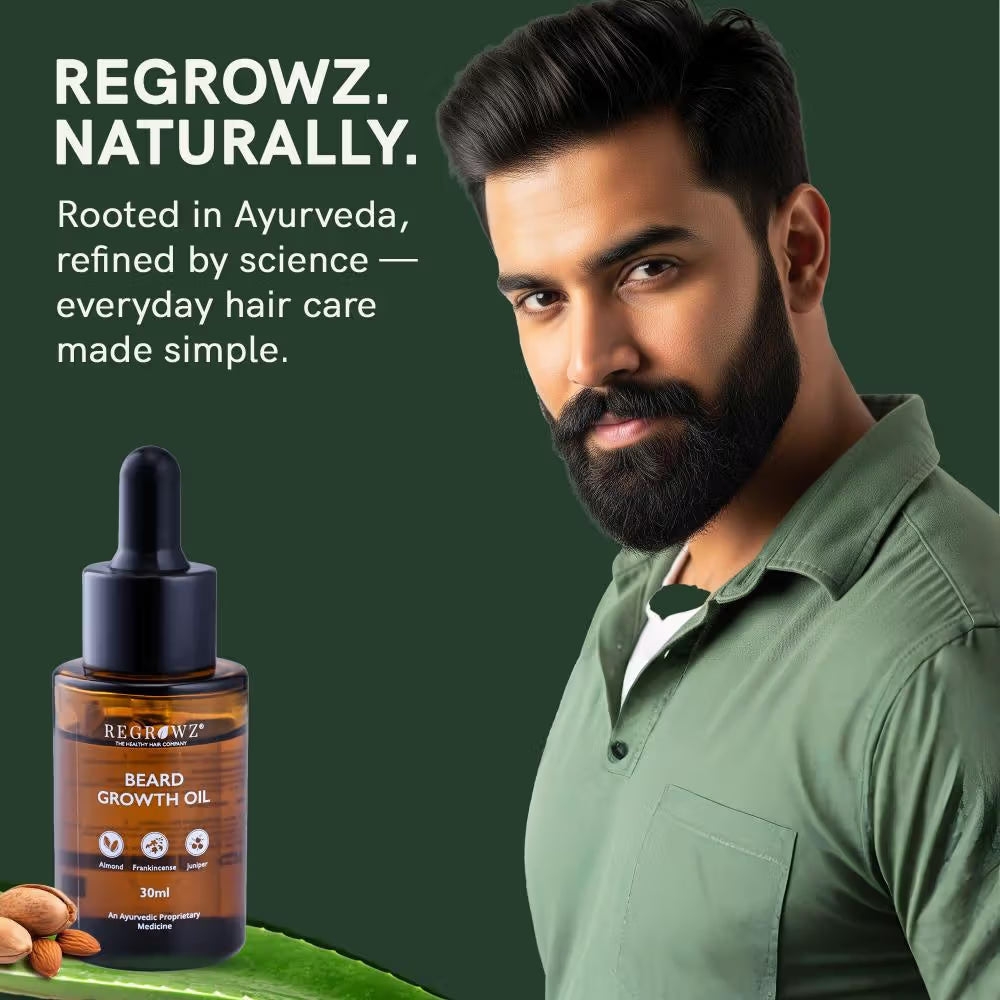 REGROWZ Beard Oil 30ml Beauty Bumble