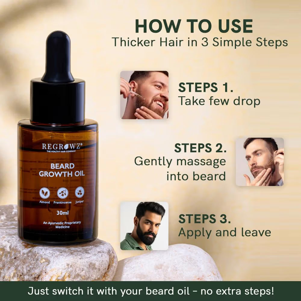REGROWZ Beard Oil 30ml Beauty Bumble